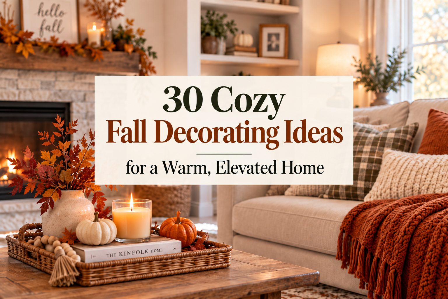 30 Cozy Fall Decorating Ideas for a Warm, Elevated Home