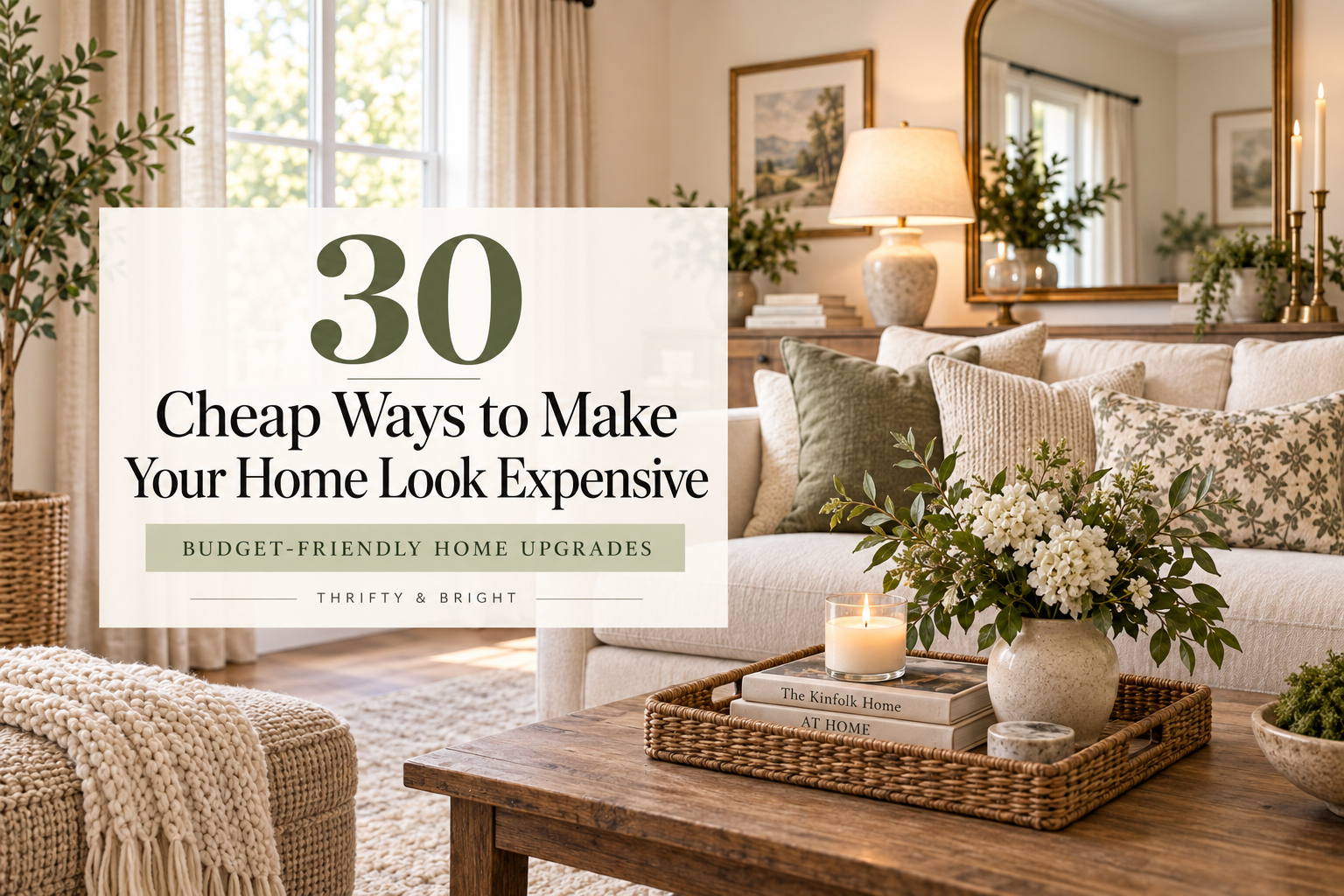 30 Cheap Ways to Make Your Home Look Expensive