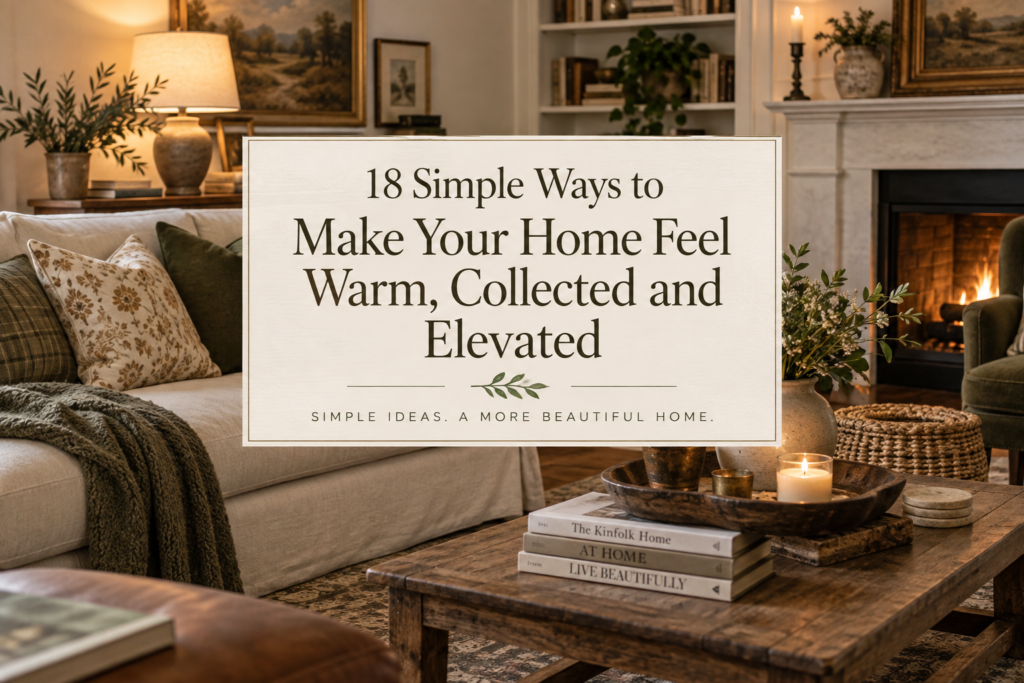 18 Simple Ways to Make Your Home Feel Warm, Collected and Elevated
