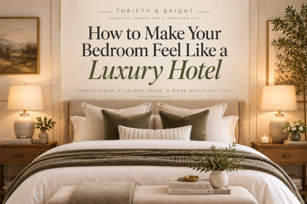 How to Make Your Bedroom Feel Like a Luxury Hotel