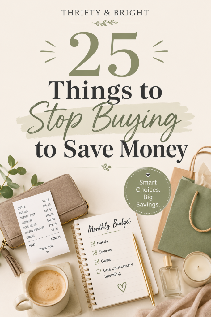 25 Things to Stop Buying to Save Money